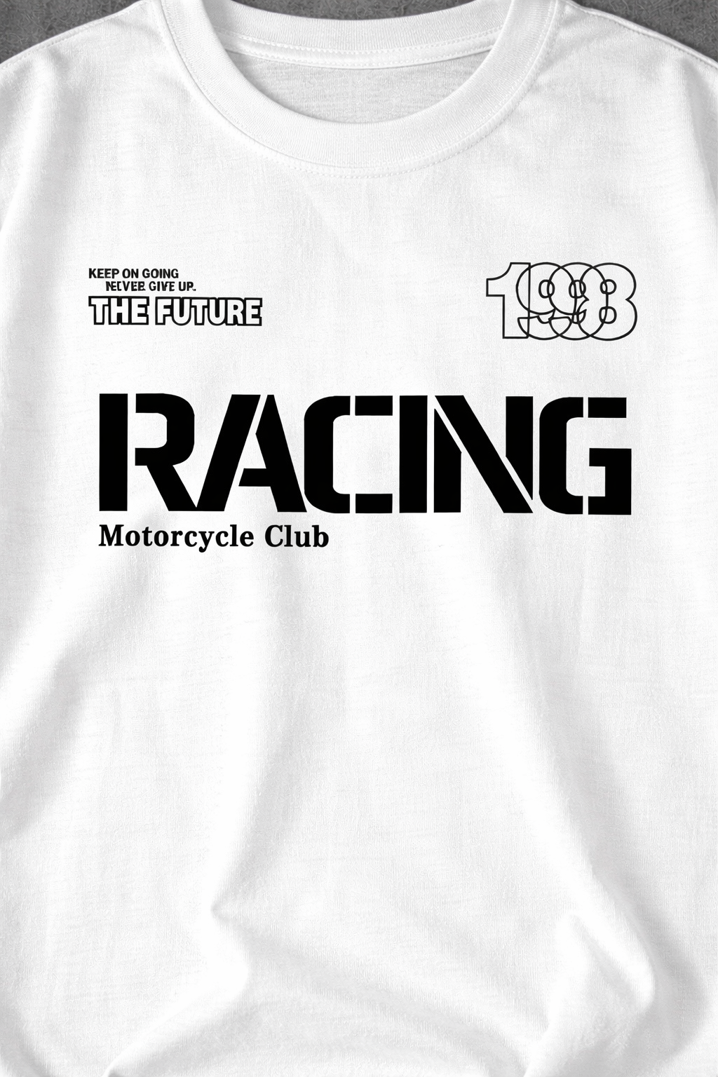 RACING 1988 Signature Graphic Ds Tshirt _ streetwear premium