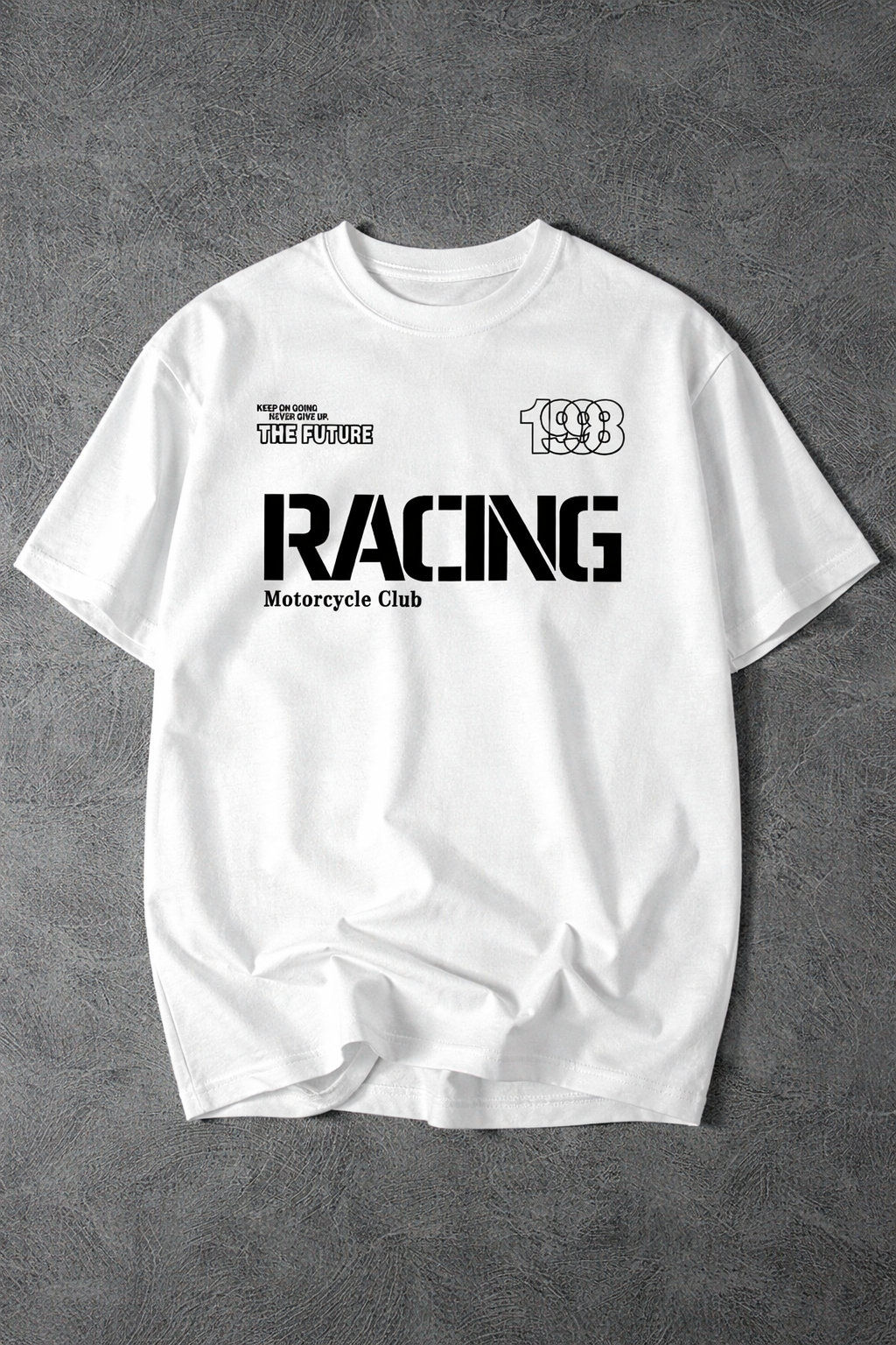 RACING 1988 Signature Graphic Ds Tshirt _ streetwear premium
