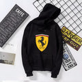 Racing Inspired Ferrari-Style Print Hoodiez