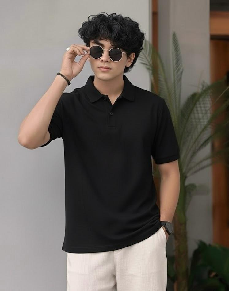 Polo Plain Tshirts-Premium Fit