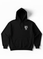 Insomnia Mask Printed Hoodie Black Oversized Fit