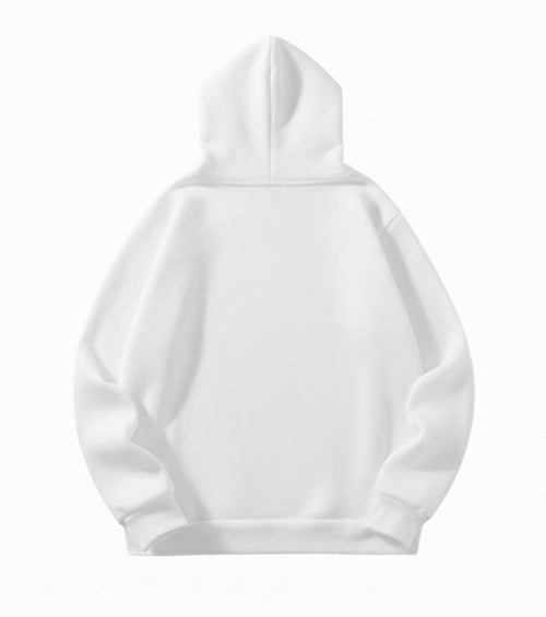 Believe Butterfly Positive Vibes White Hoodie For Women