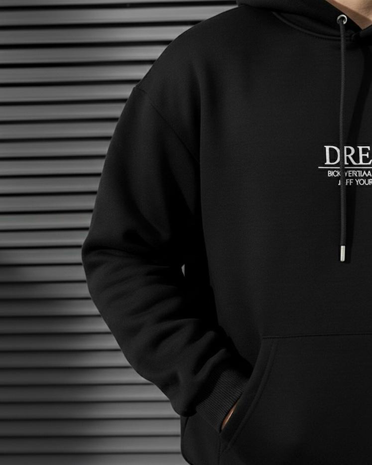 Dream Fragment Art Black Hoodie – Premium Streetwear