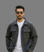 Classic Urban Grey Jacket – Smart Casual Wear