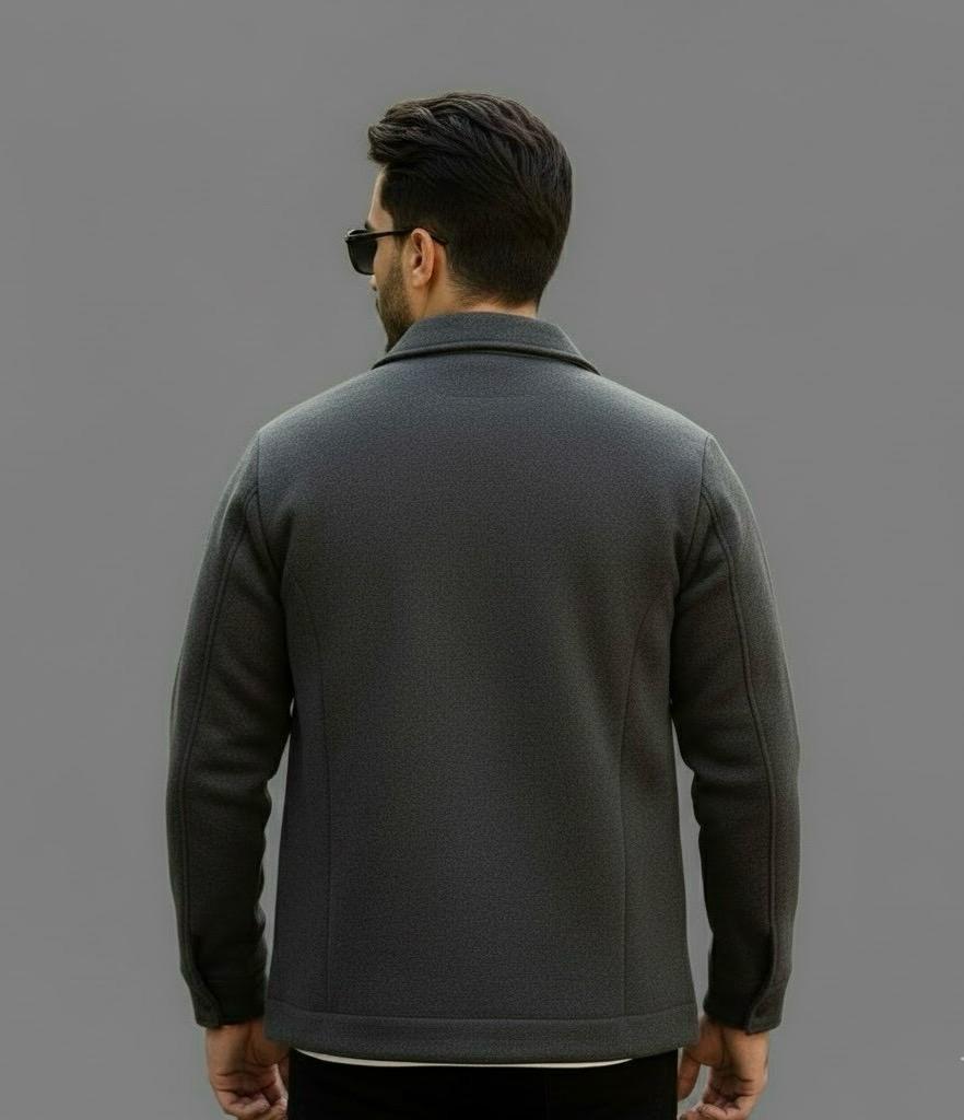 Classic Urban Grey Jacket – Smart Casual Wear
