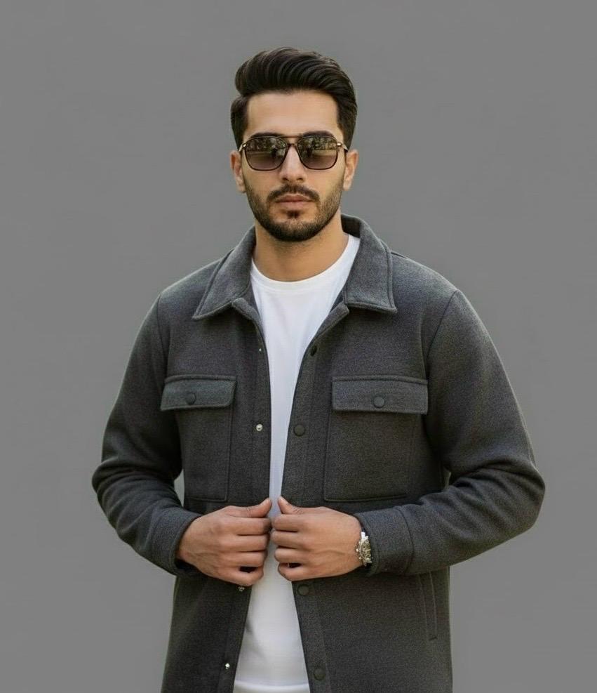 Classic Urban Grey Jacket – Smart Casual Wear