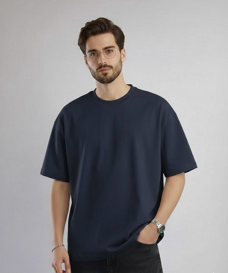 Premium Oversized Plain White Ds T-Shirt