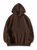 Brown Plain Hoodie