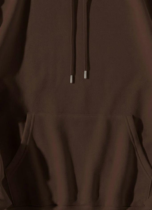 Brown Plain Hoodie