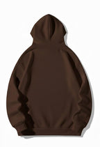 Brown Plain Hoodie