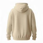 Cream Plain Hoodie - Premium Fit
