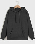 Charcoal Plain Hoodie