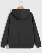 Charcoal Plain Hoodie