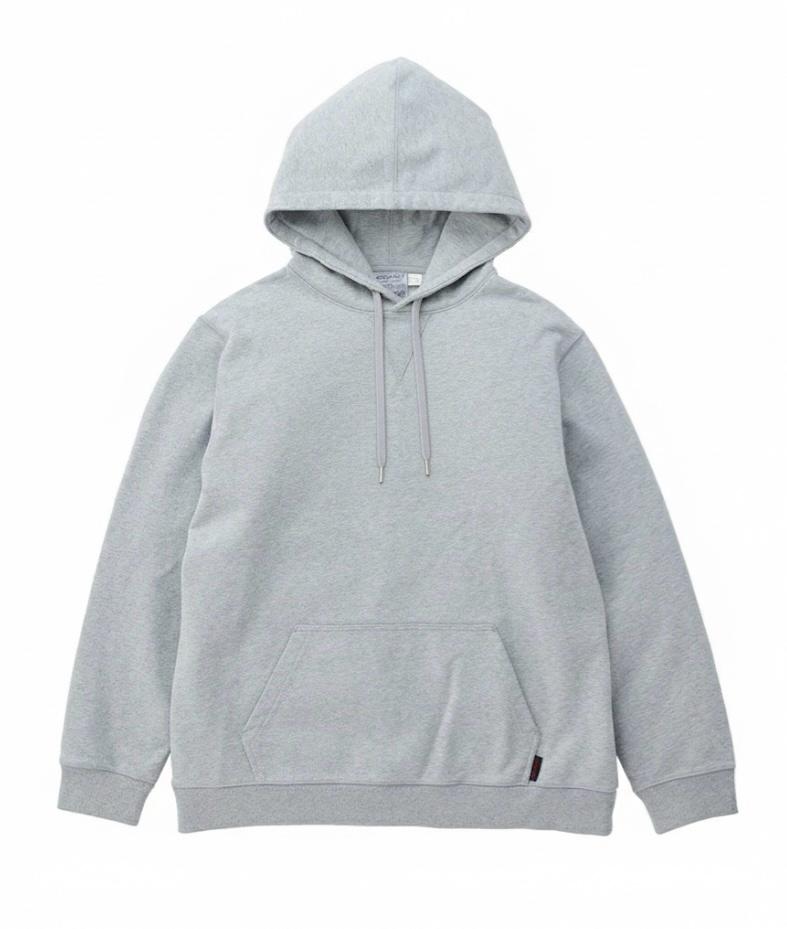 Heather Grey Plain Hoodie