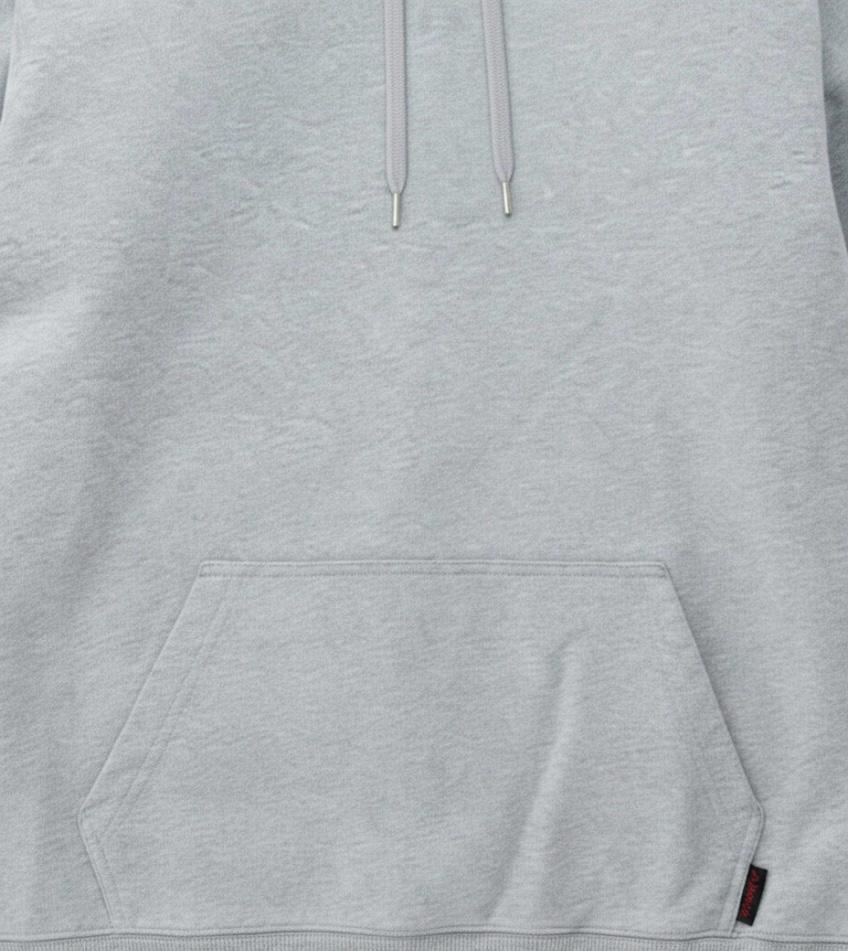 Heather Grey Plain Hoodie
