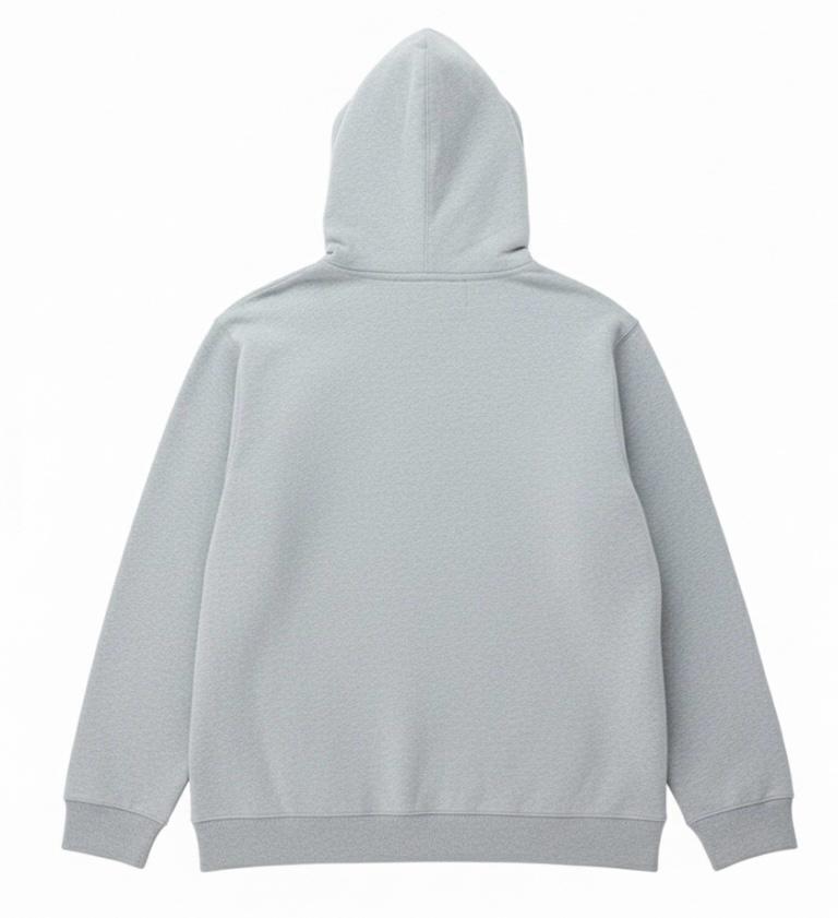 Heather Grey Plain Hoodie