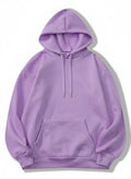 Purple Plain Hoodie