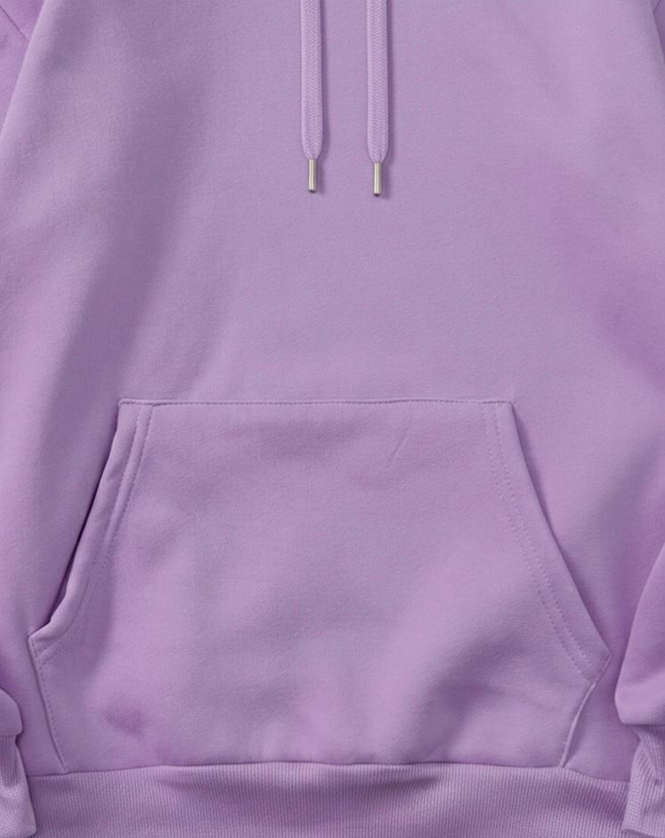 Purple Plain Hoodie