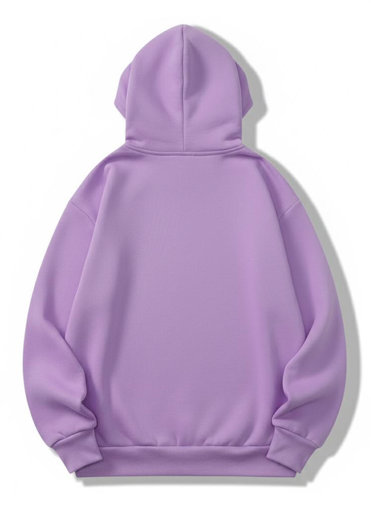 Purple Plain Hoodie