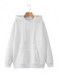 Plain White Hoodie