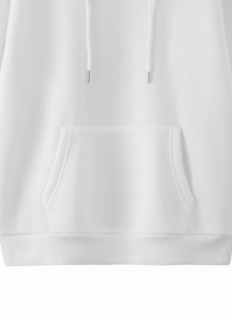 Plain White Hoodie