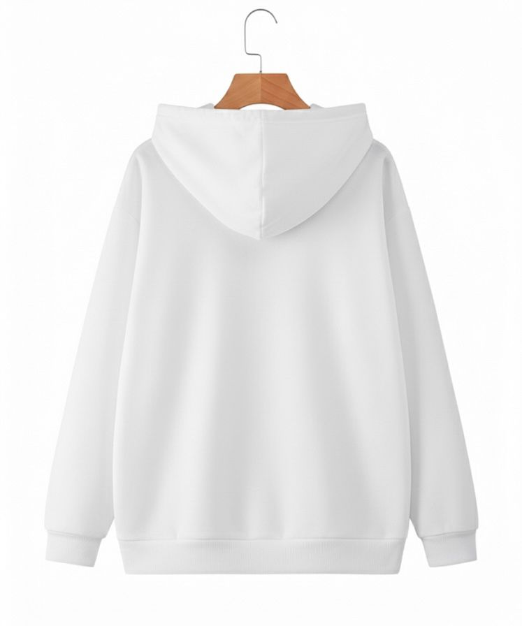 Plain White Hoodie