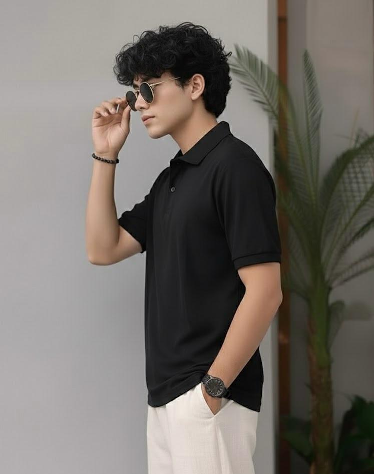 Polo Plain Tshirts-Premium Fit