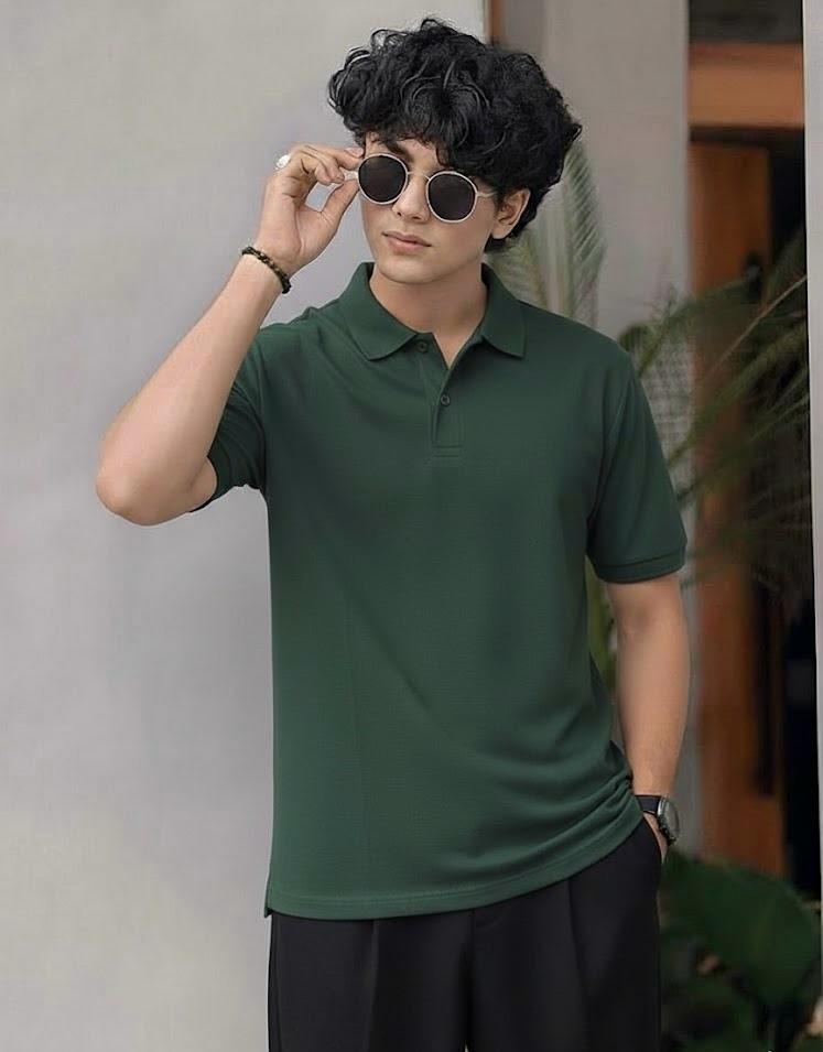 Polo Plain Tshirts-Premium Fit