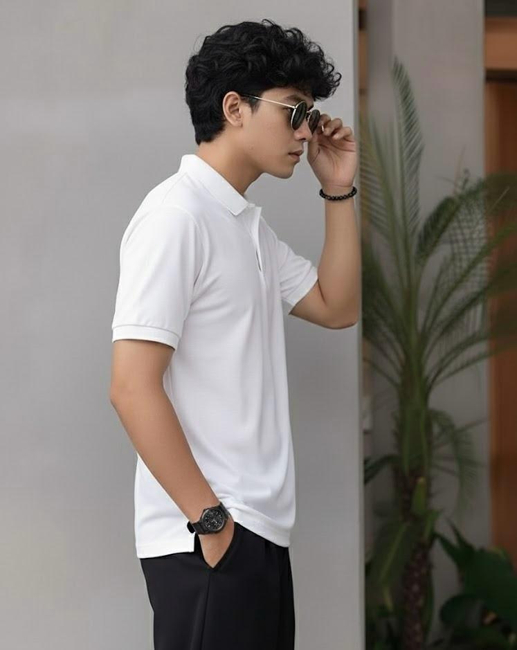 Polo Plain Tshirts-Premium Fit