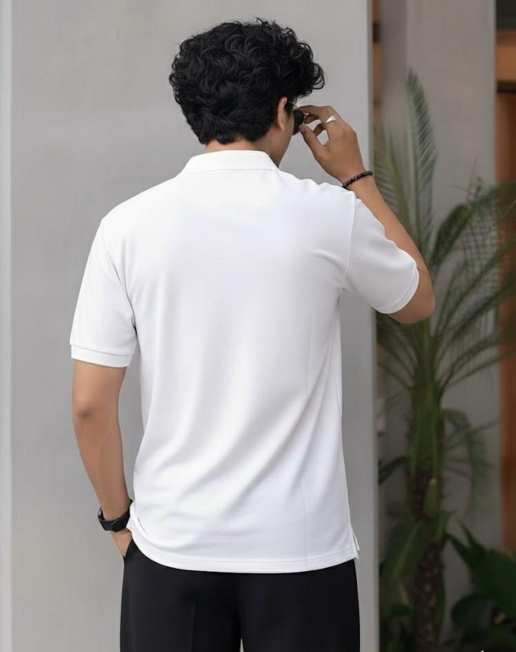 Polo Plain Tshirts-Premium Fit