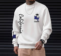 Men's California NY Sunshine Graphic White Sweatshirt