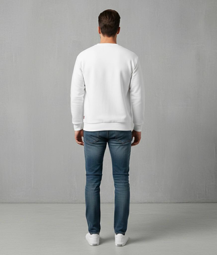 Ferrari Racing White Sweatshirt – Premium Fit