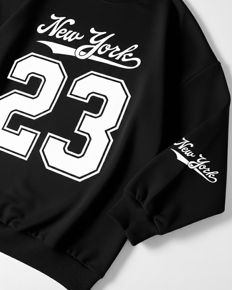 NY 23 Retro Varsity Sweatshirt – Premium Comfort