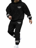 Men's Brooklyn New York Black Tracksuit - Premium Fit