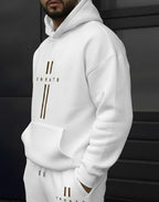 Create Signature White Tracksuit – Luxury Streetwear