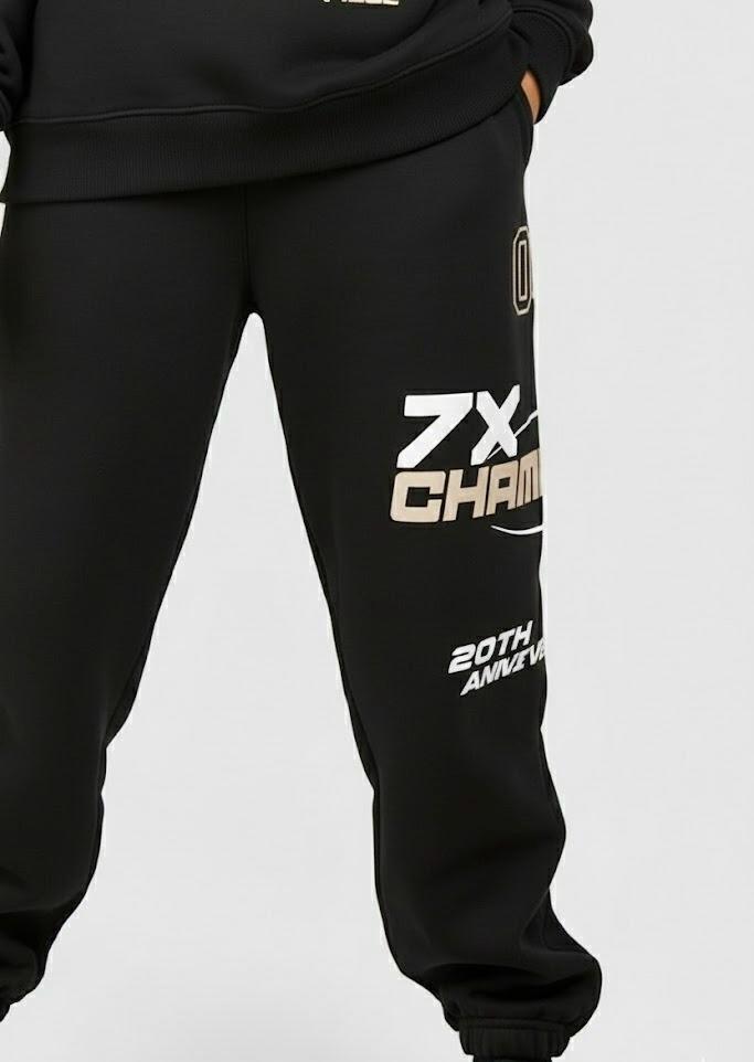 Champion Legacy 7X Black Tracksuit – Premium Fit