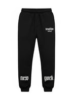 Men's Brooklyn New York Black Tracksuit - Premium Fit