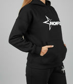 NOFS Star Logo Black Tracksuit Women – Premium Streetwear Fit
