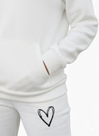 Heart Outline Classic Tracksuit Women – Soft & Premium