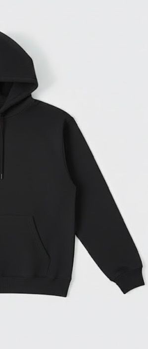 Orbit Script Print Black Hoodie – Premium Streetwear