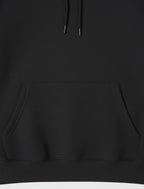 Orbit Script Print Black Hoodie – Premium Streetwear
